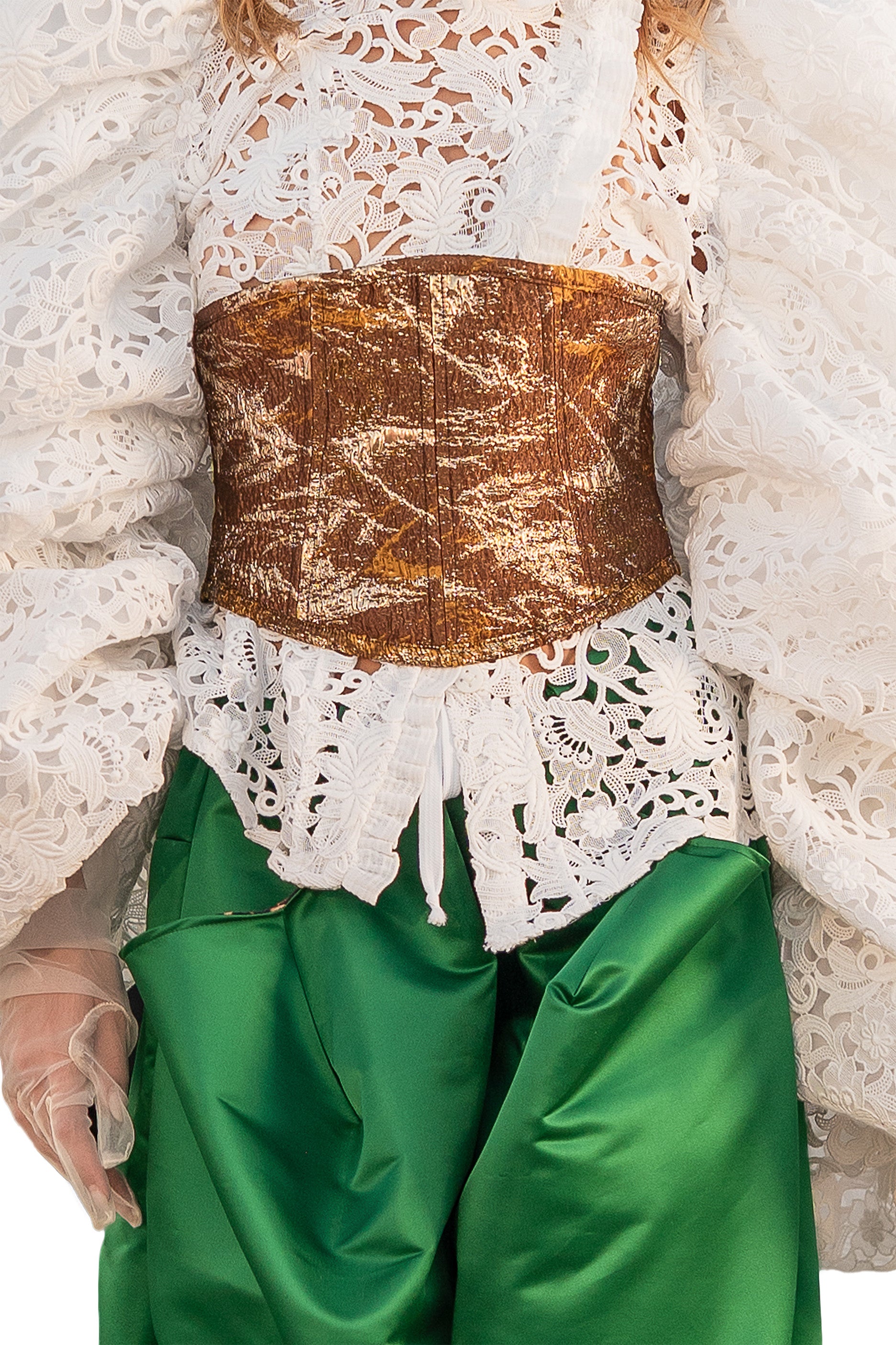 Strizza vita in broccato