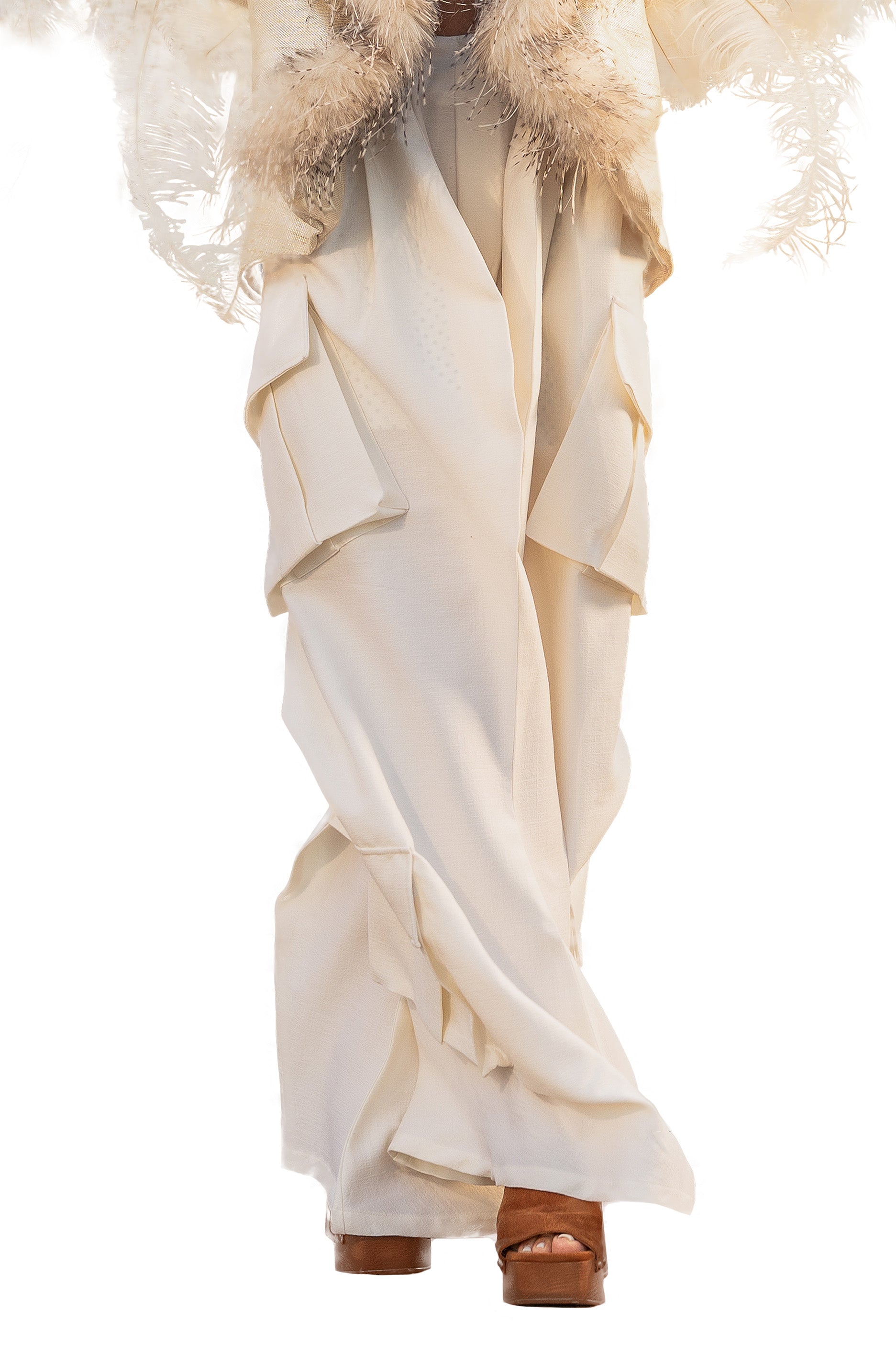 Pantalone in lino seta