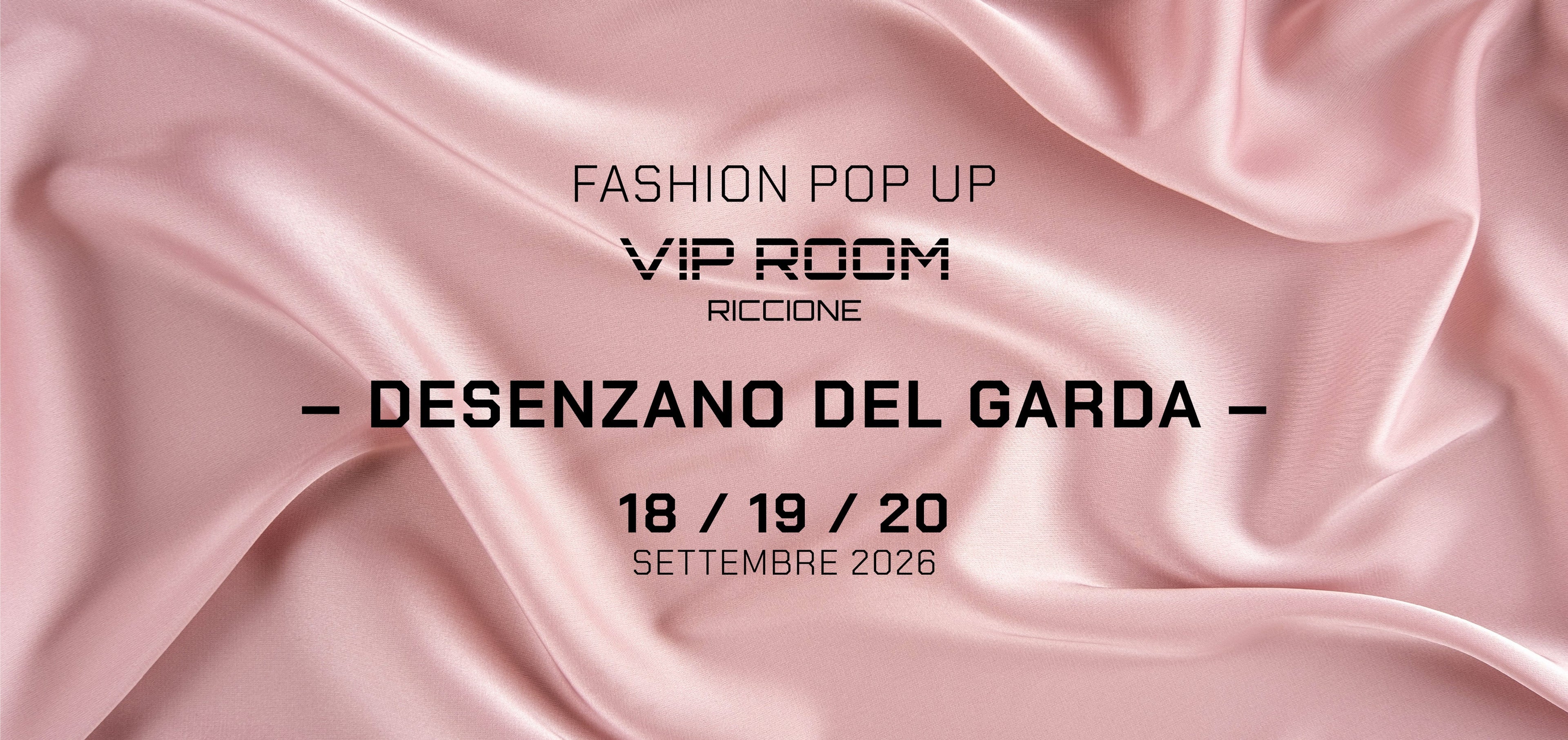 POP UP STORE DESENZANO DEL GARDA | 18-20 SETTEMBRE 2026