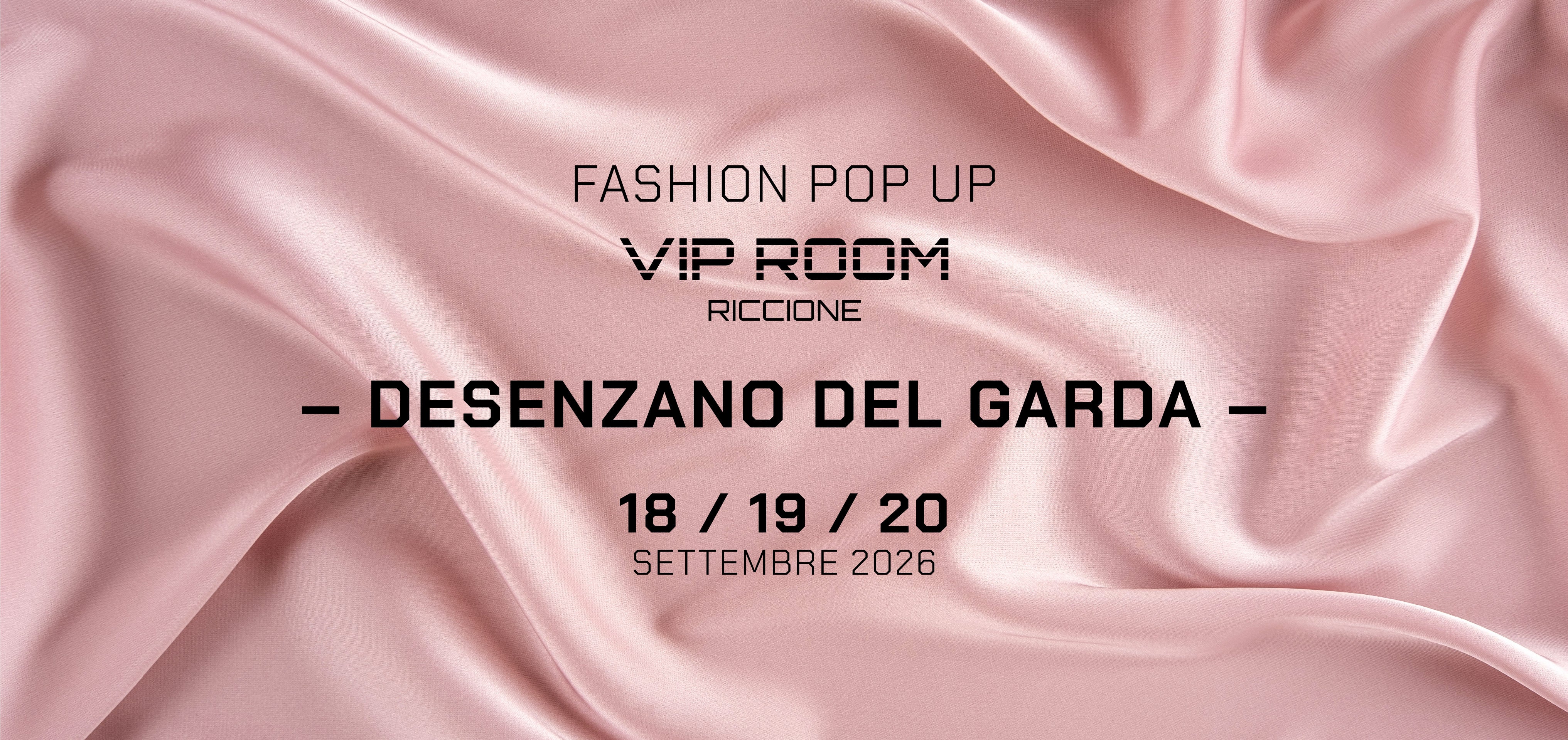 POP UP STORE DESENZANO DEL GARDA | 18-20 SETTEMBRE 2026