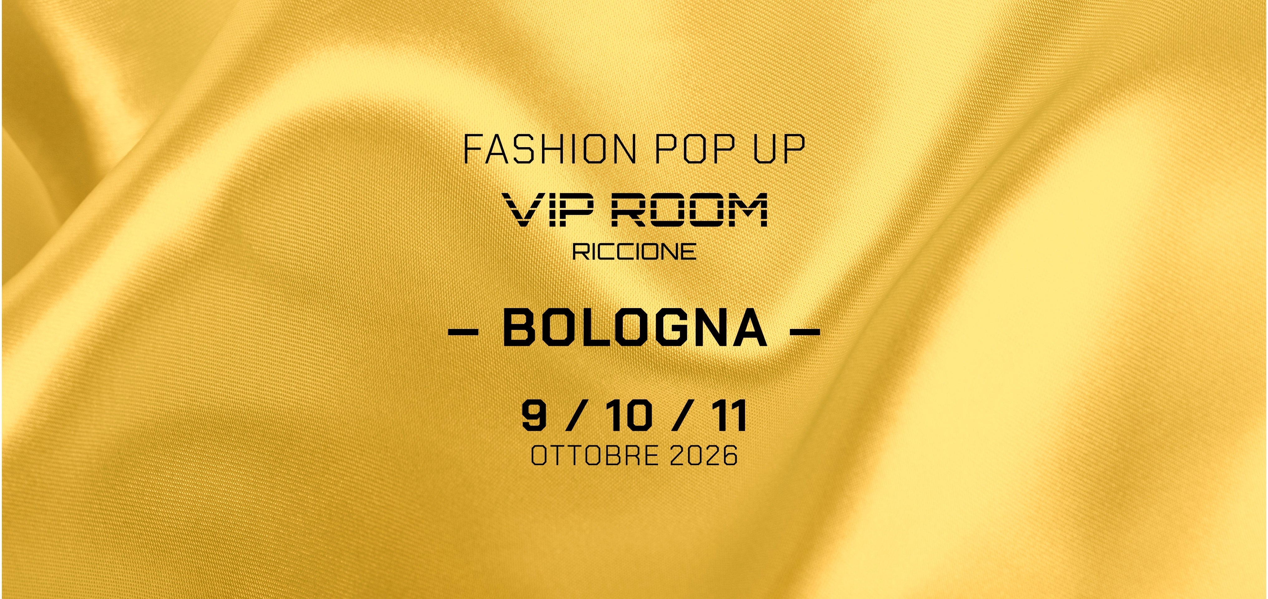 POP UP STORE BOLOGNA | 9-11 OTTOBRE 2026