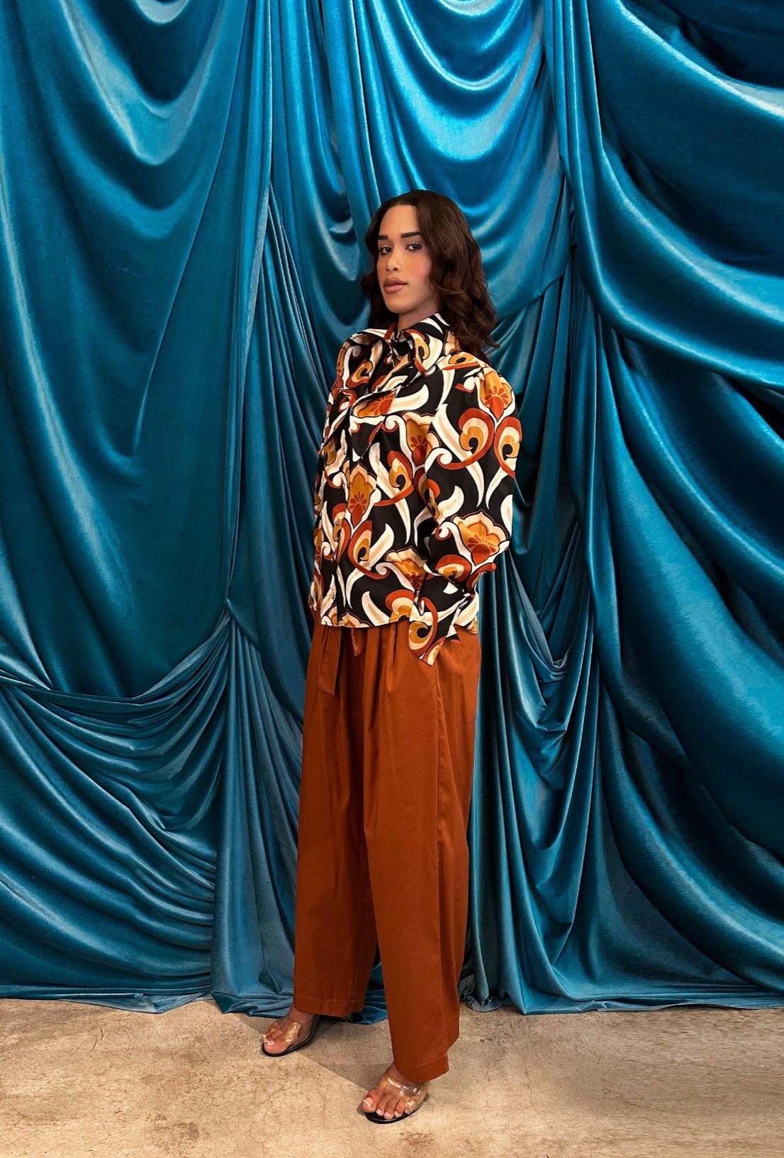 Camicia oversized collar