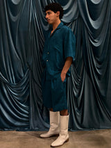 Camicia bowling PETROLIO