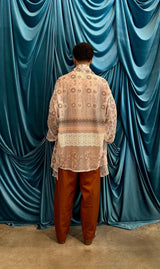 Camicia Robespierre ricamata