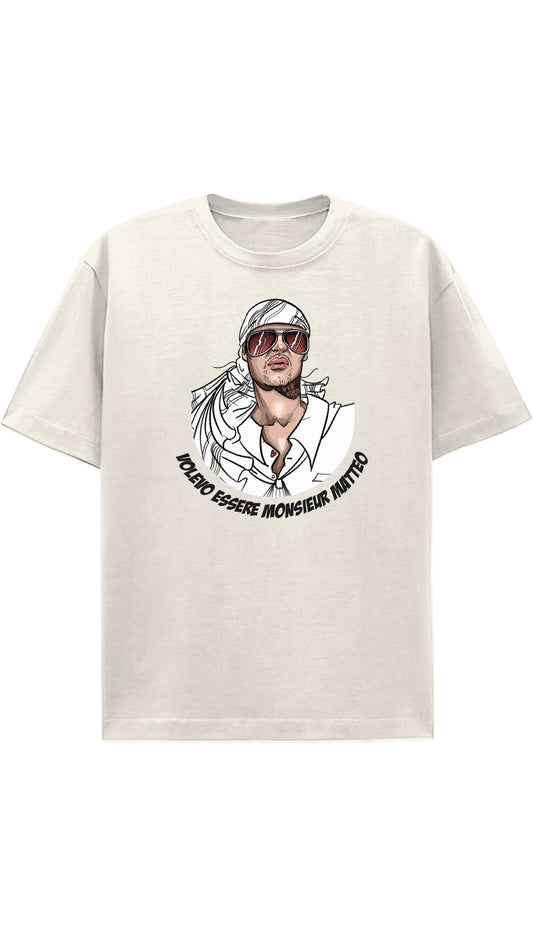 T-shirt volevo essere monsieur Matteo 2