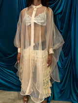 Camicione oversized clear