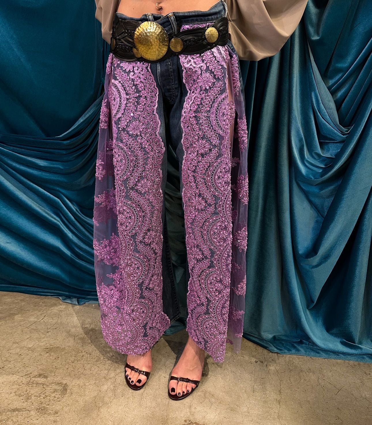Jeans gliz PURPLE