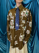 Camicia Brown Flora