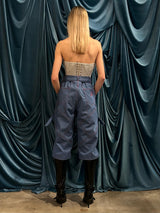 Pantaloni corti corsaro BLUE DENIM