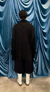 CAMICIA ROBESPIERRE BLACK PLISSE'