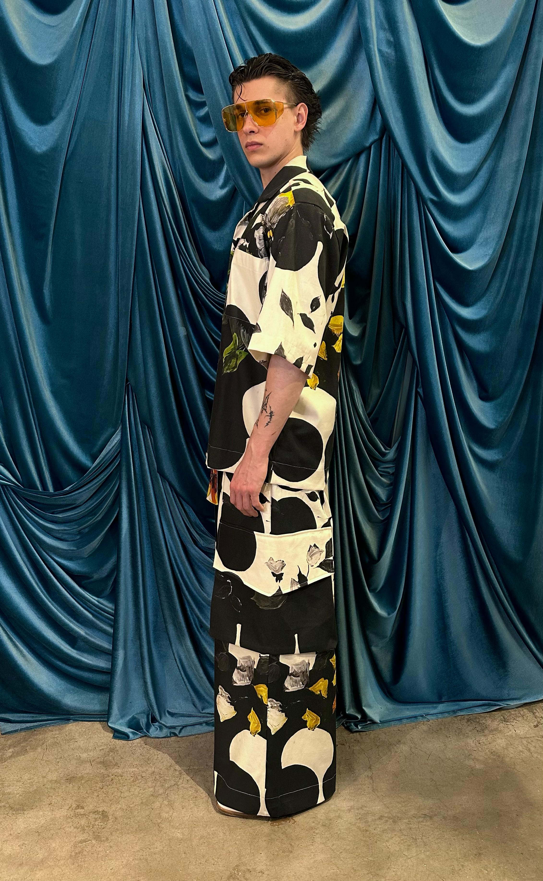 Camicia Bowling Flora
