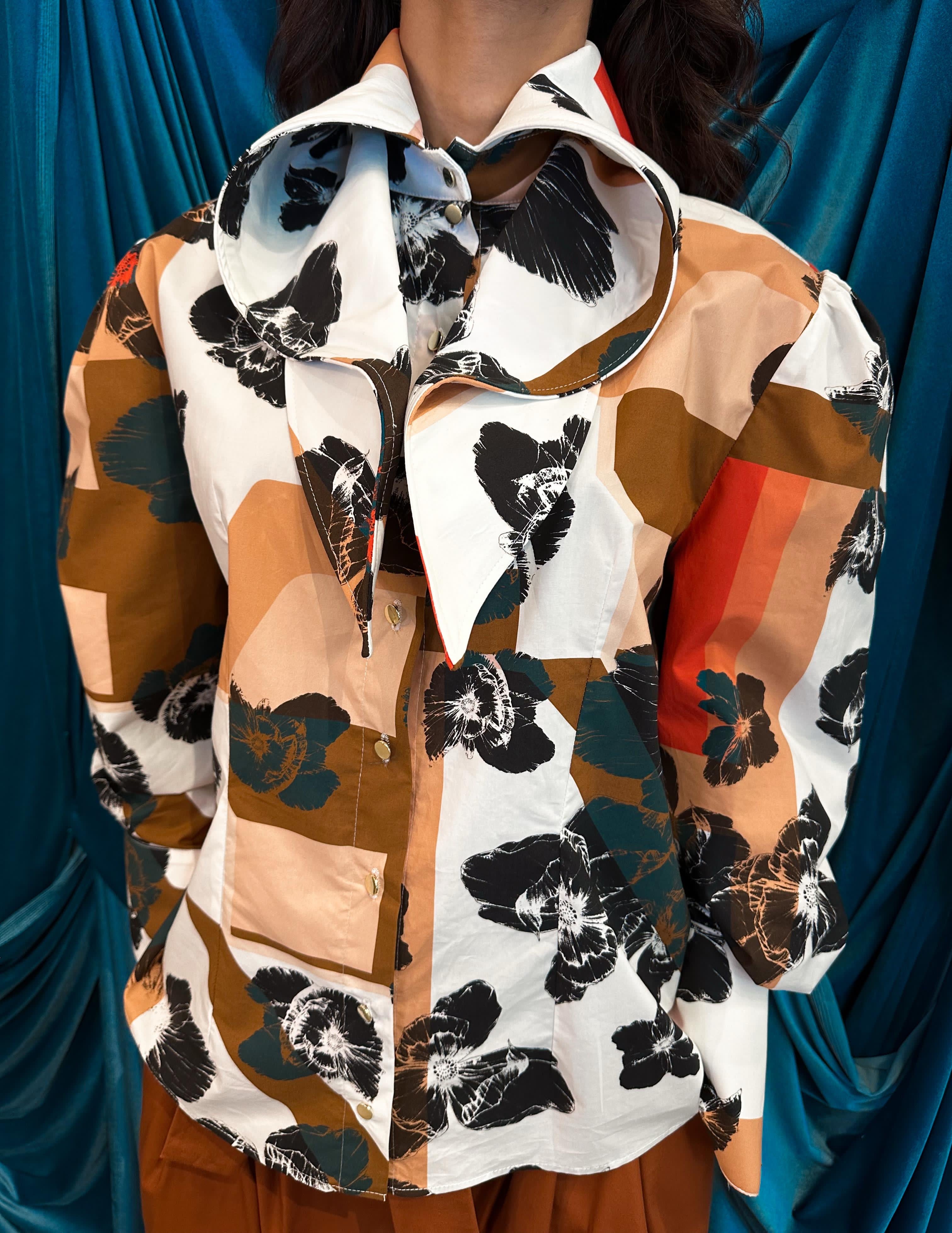 Camicia oversized collar