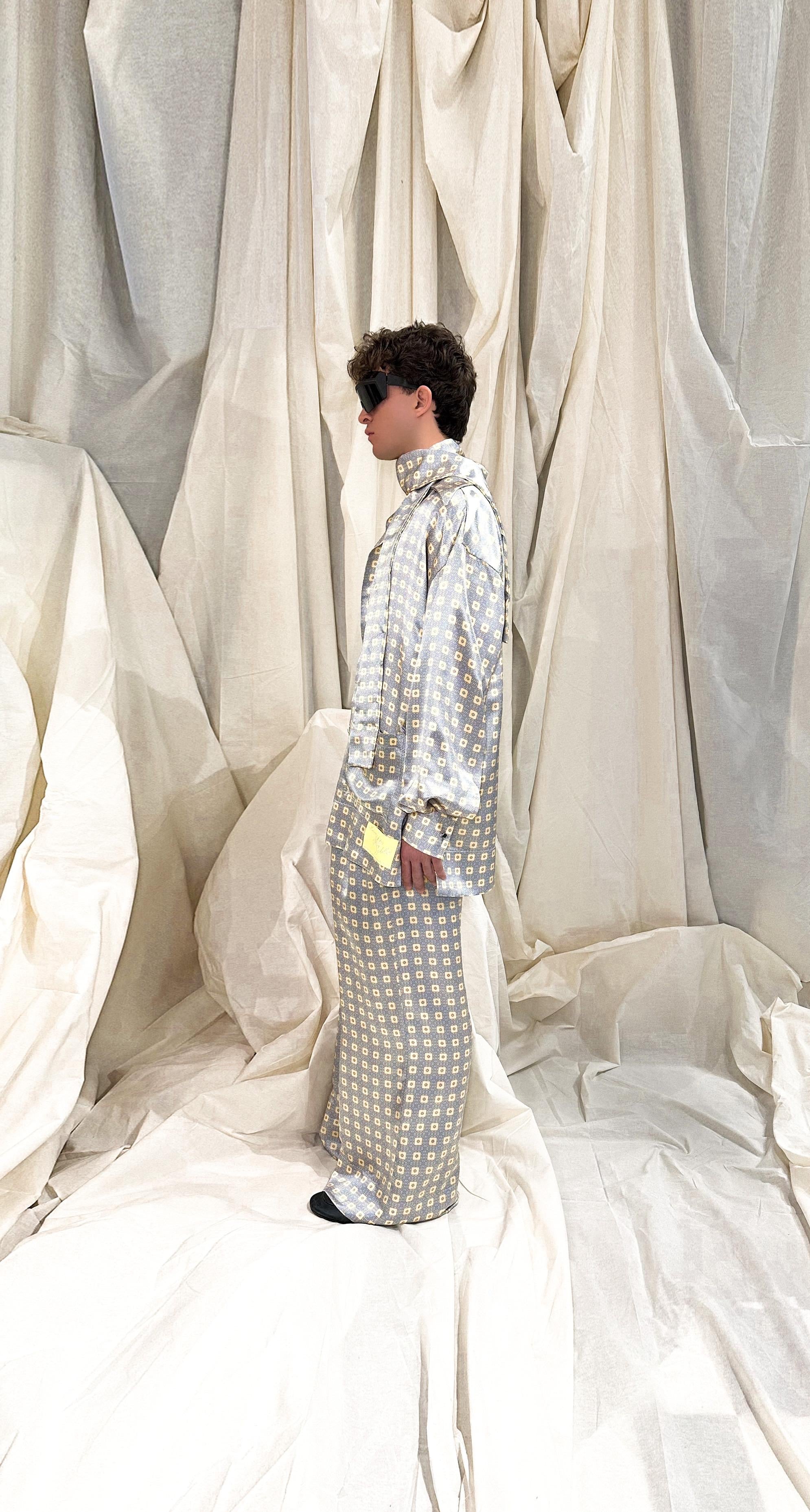 Camicione Robespierre geometric