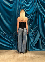 Jeans glitz BLACK