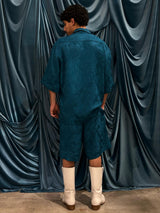 Camicia bowling PETROLIO