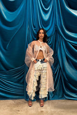 Camicione oversized clear