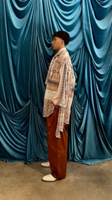 Camicia Robespierre ricamata