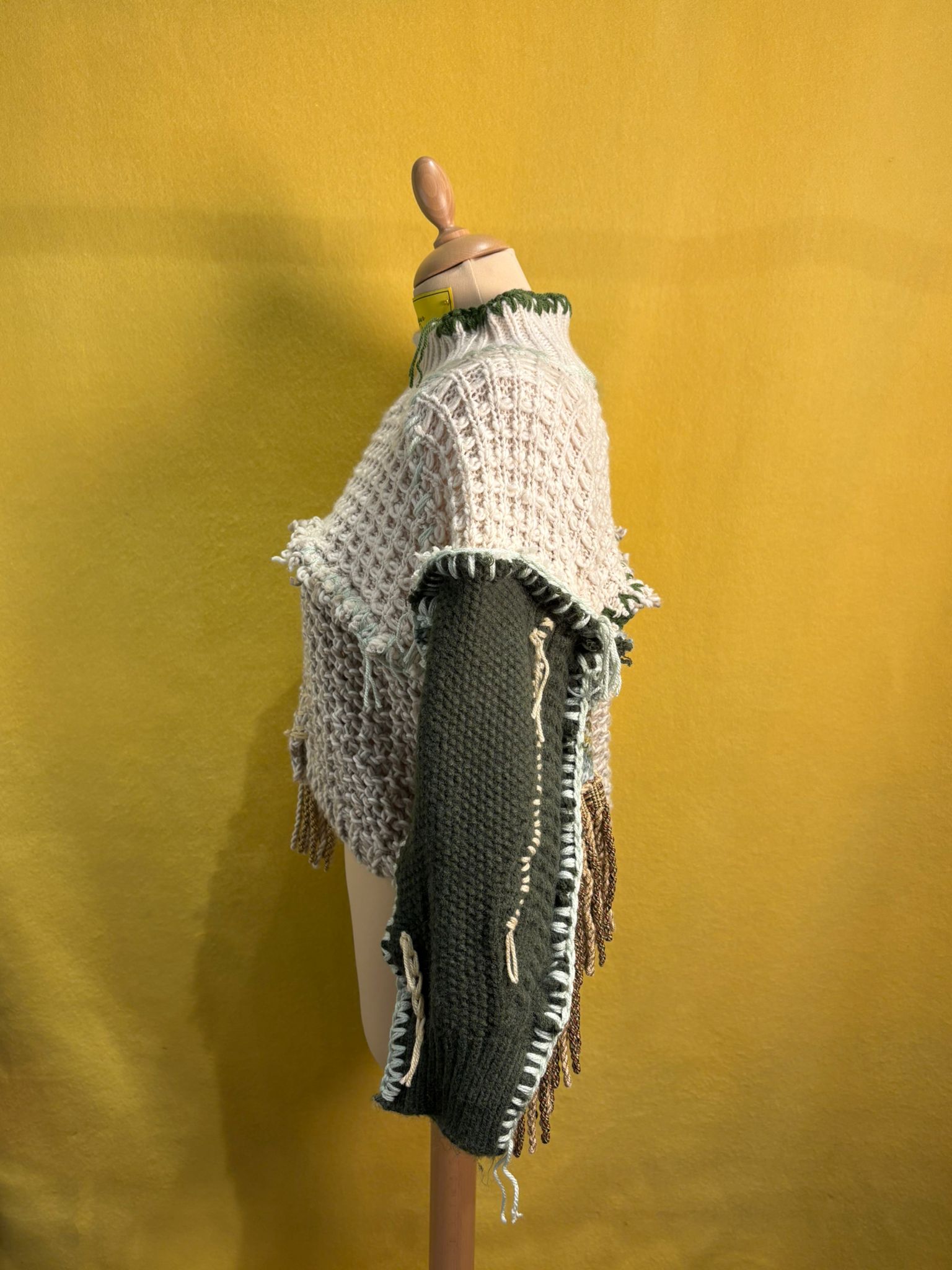 Maglione Apocalisse cropped mix mohair