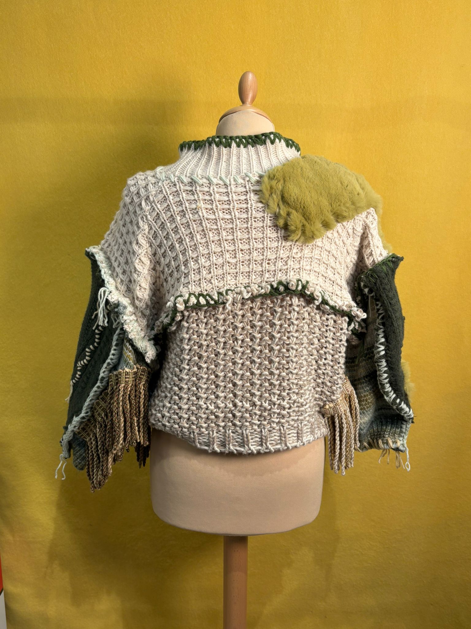 Maglione Apocalisse cropped mix mohair