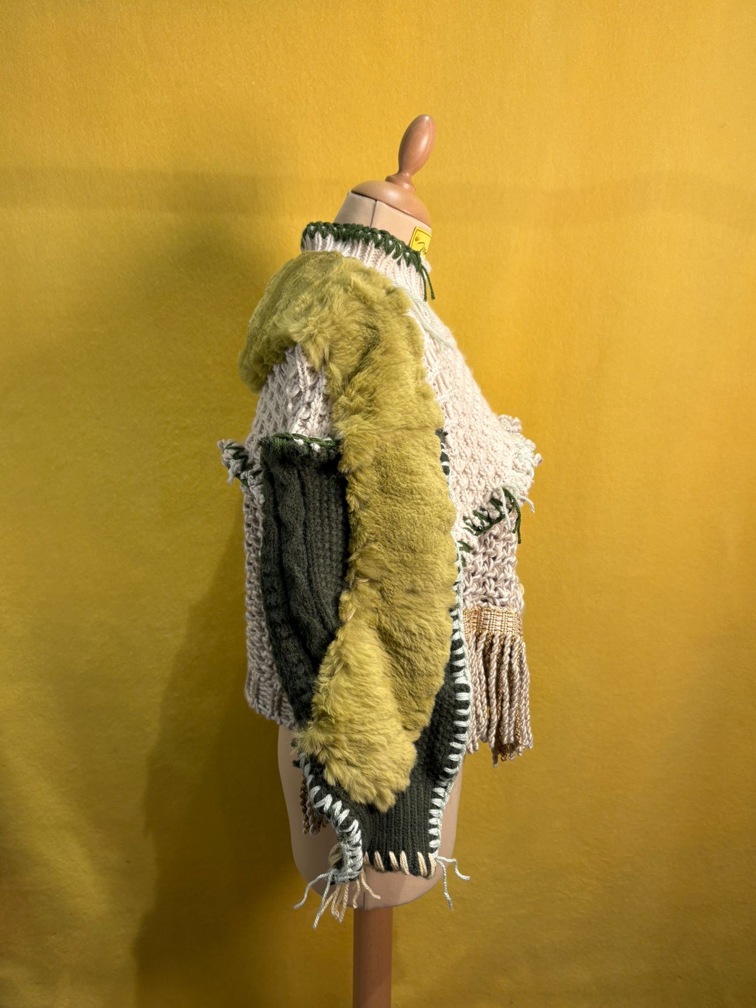 Maglione Apocalisse cropped mix mohair