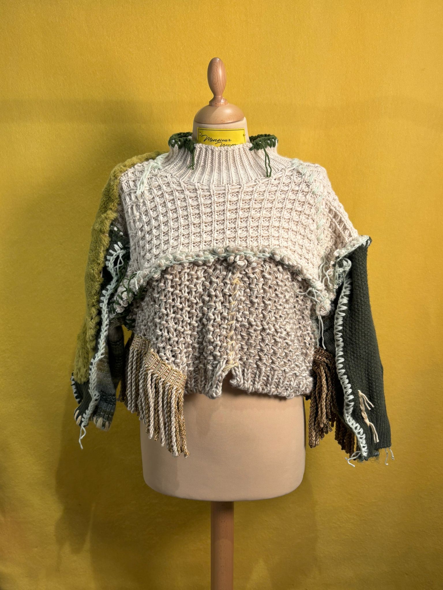 Maglione Apocalisse cropped mix mohair