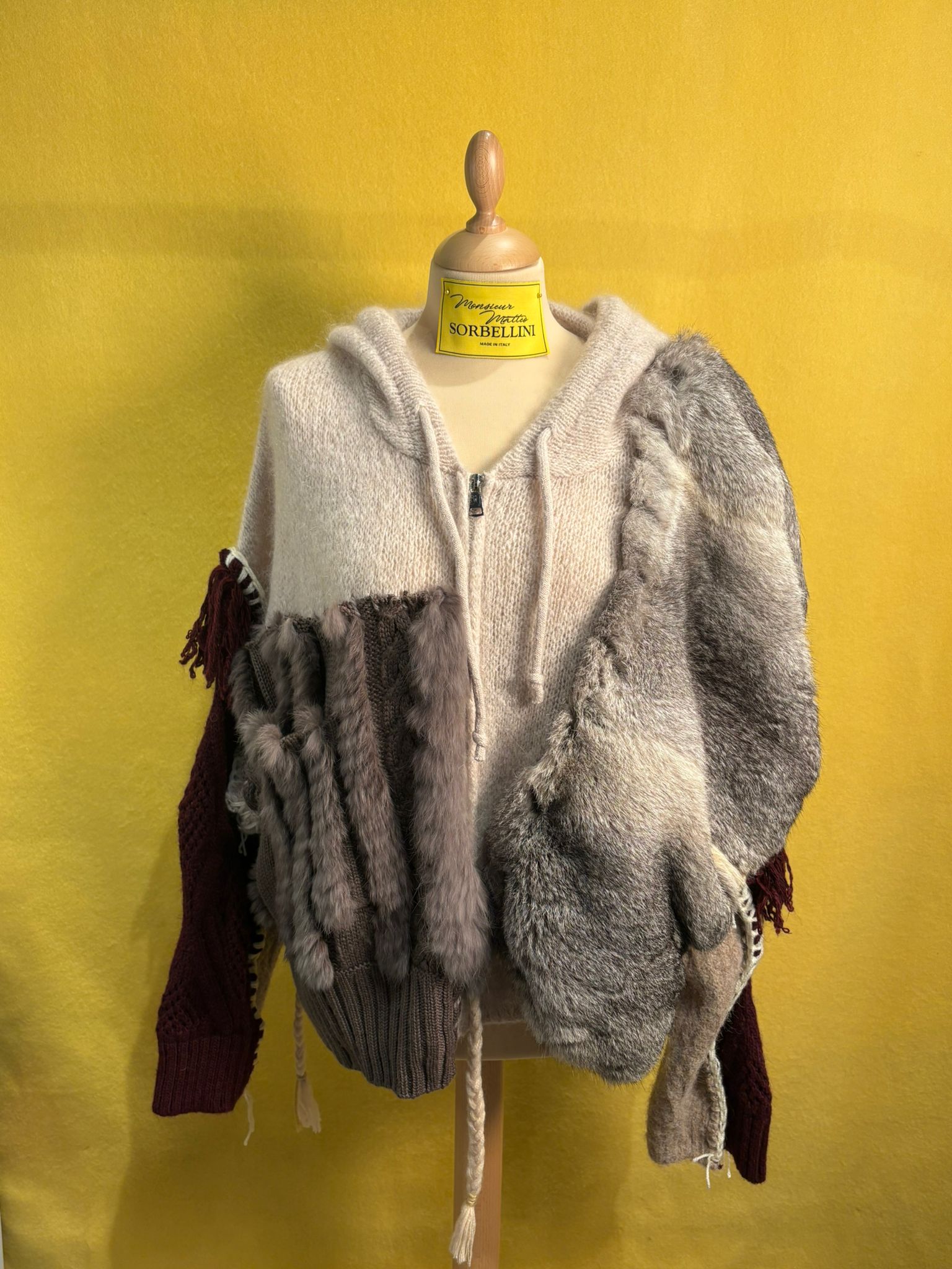 Maxi felpa Apocalisse mix mohair