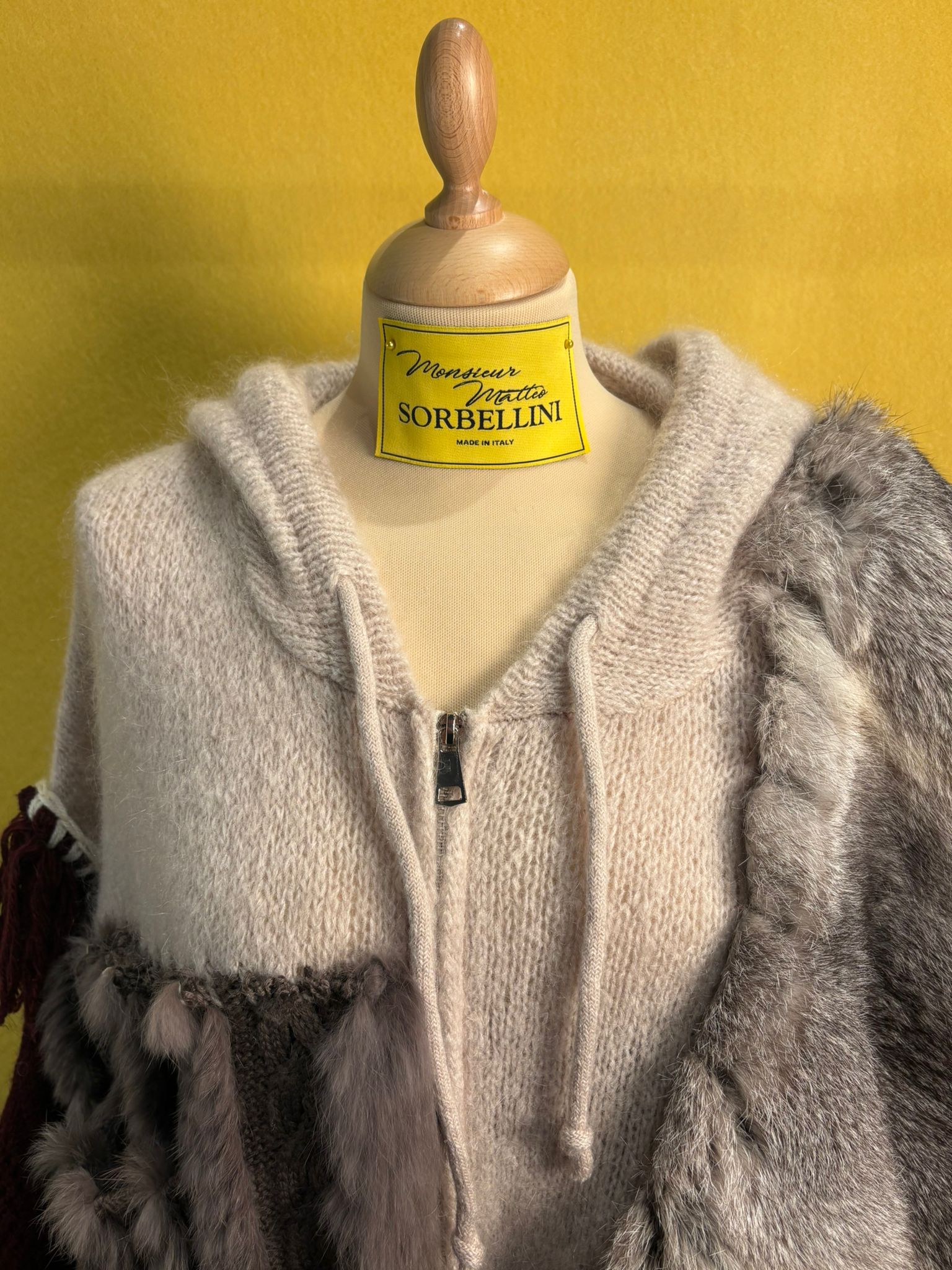 Maxi felpa Apocalisse mix mohair