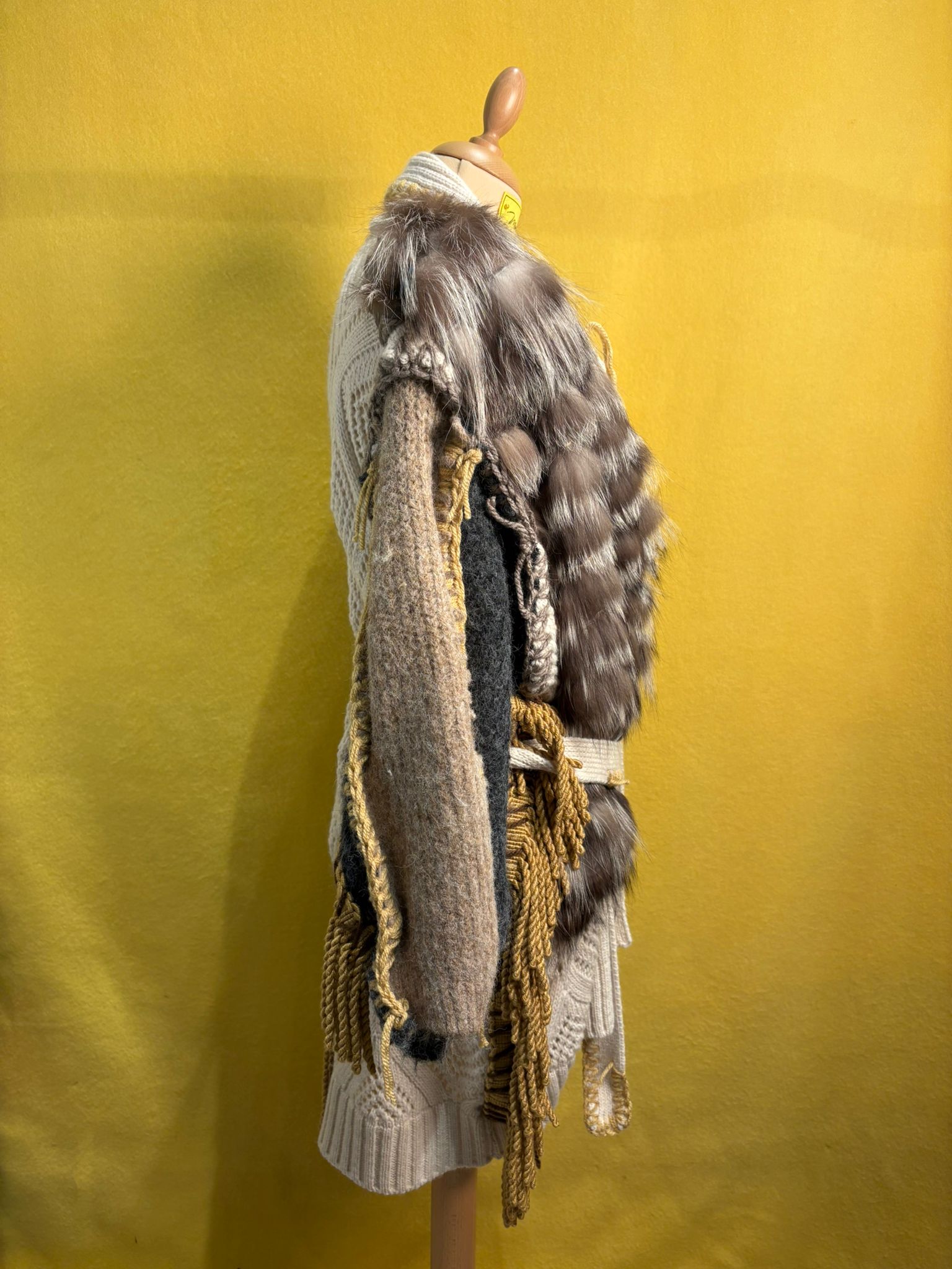 Maxi maglione Apocalisse con cintura