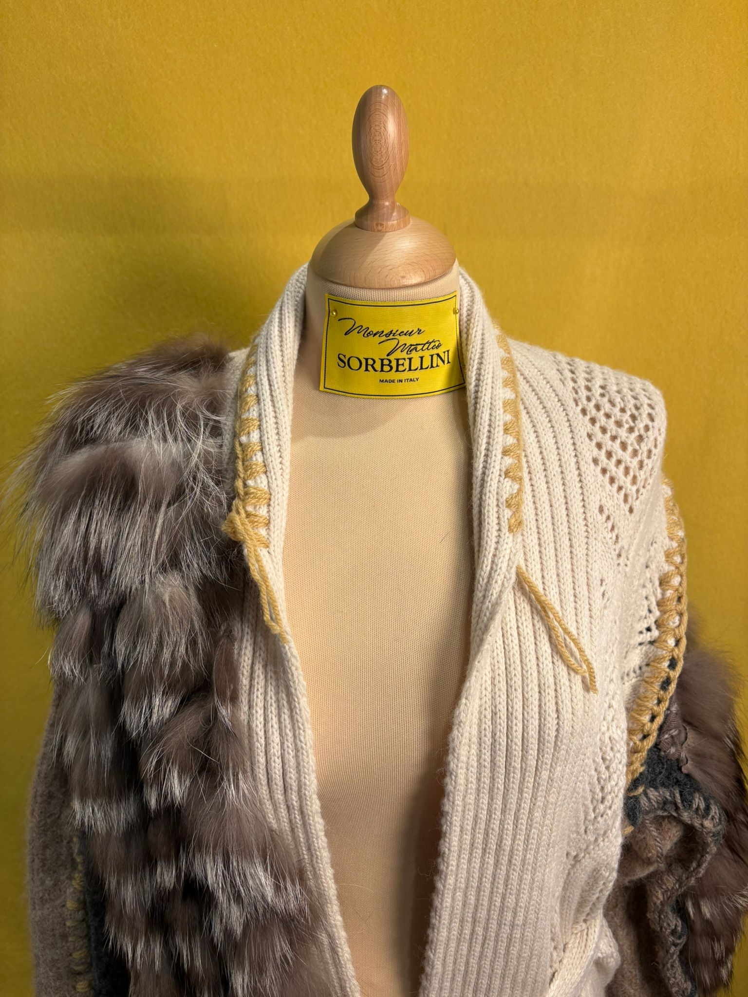 Maxi maglione Apocalisse con cintura