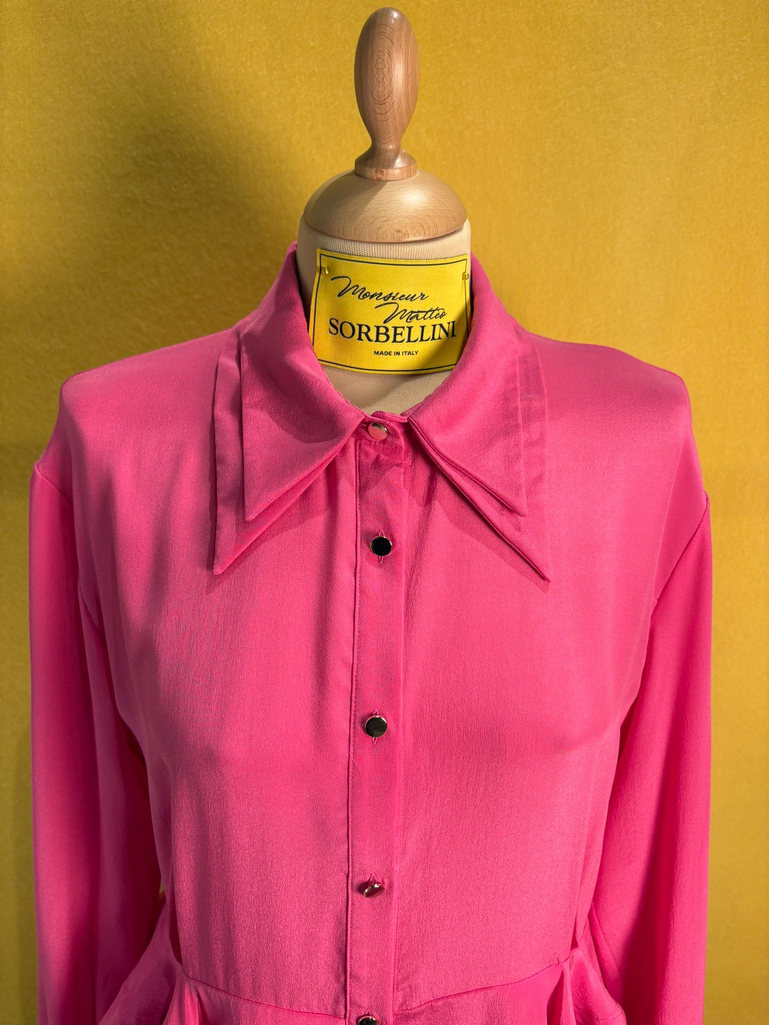 Camicia Stella in crepe de chine
