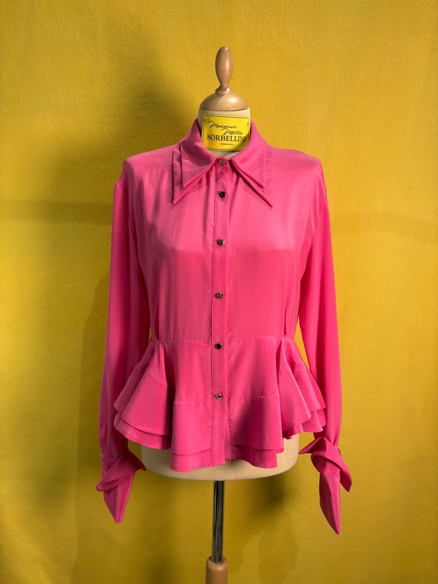 Camicia Stella in crepe de chine
