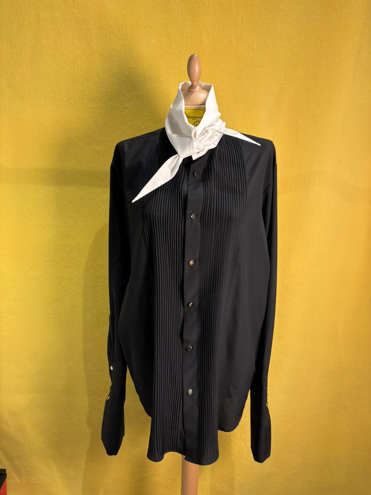 Camicia Volpetta bianca e nera