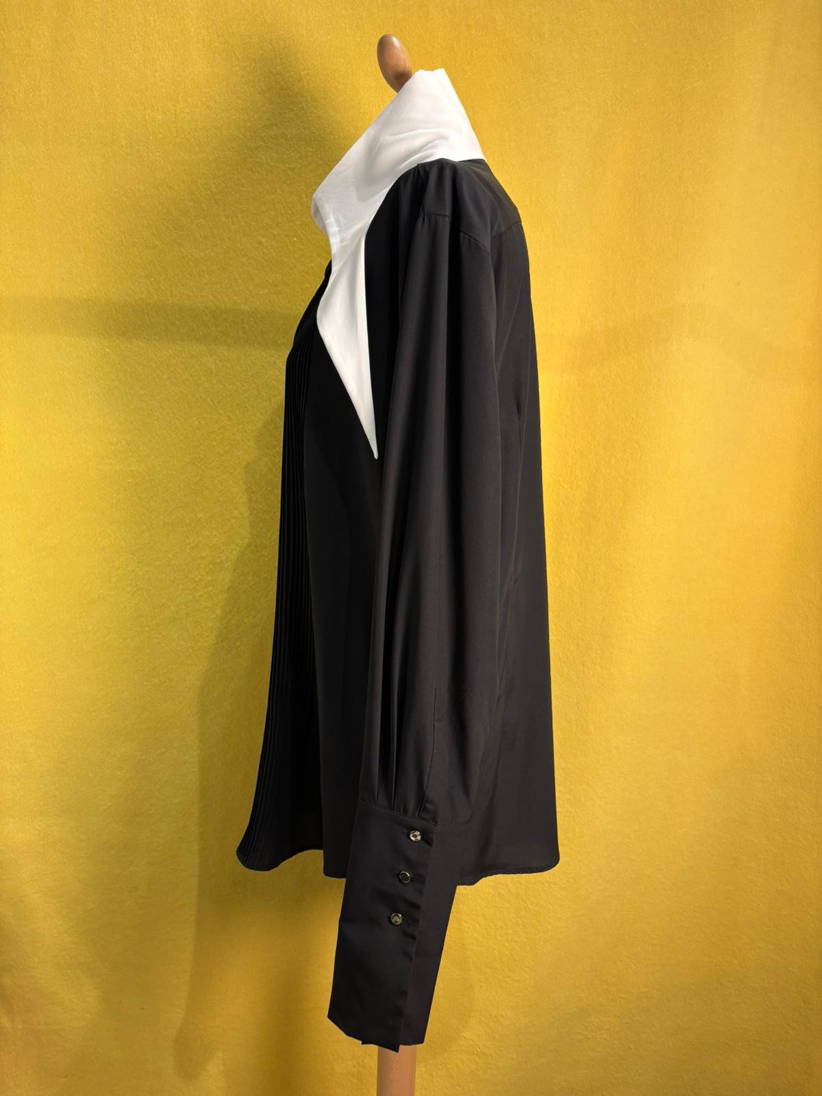 Camicia Volpetta bianca e nera