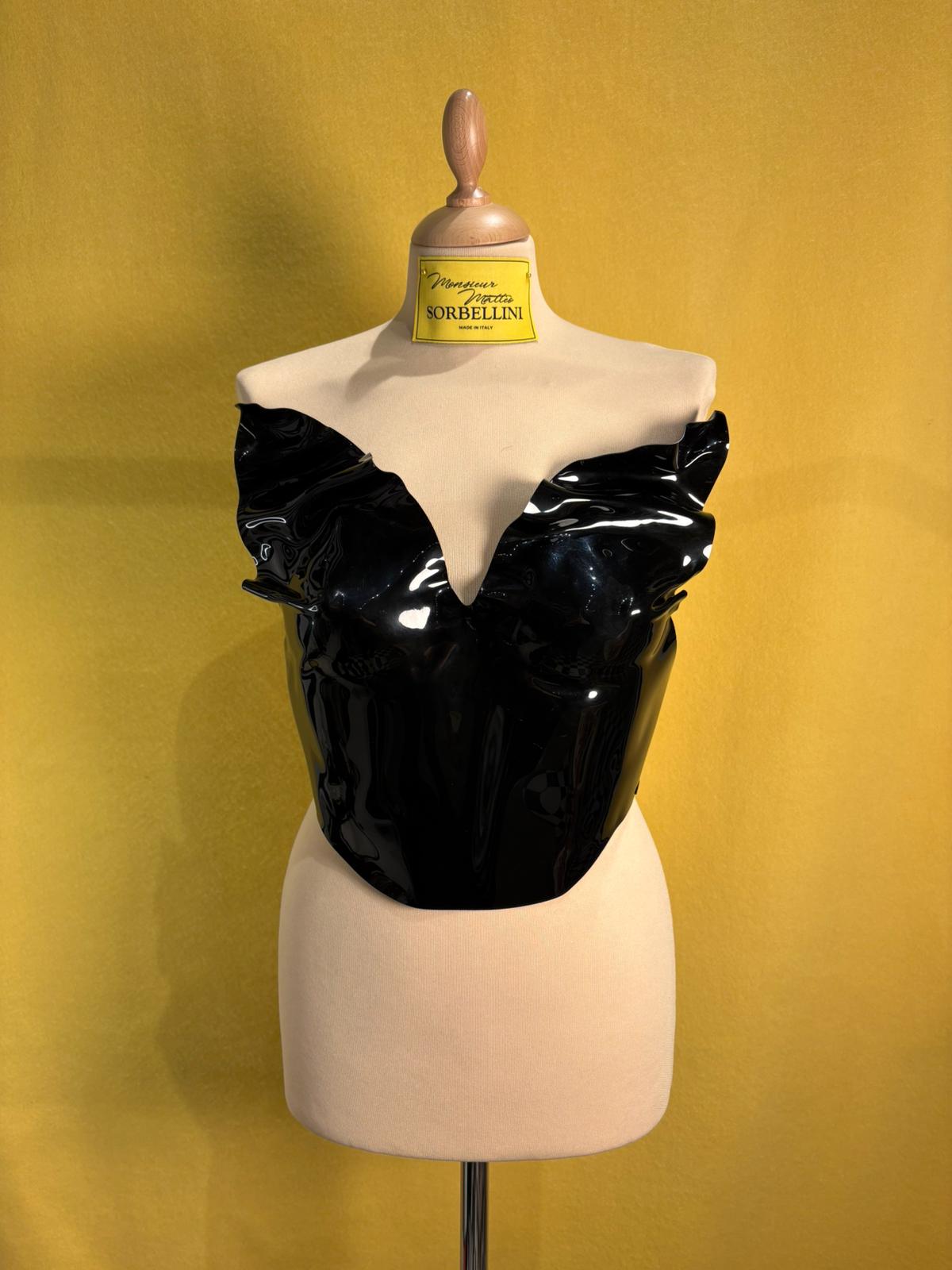 Bustier termoplastico nero