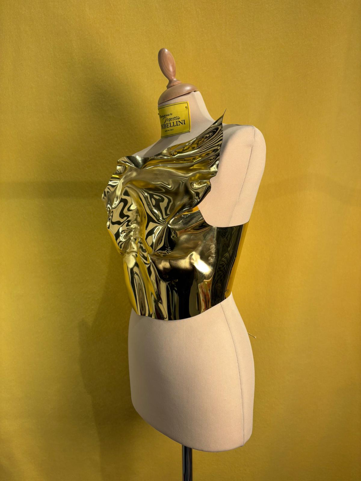 Bustier termoplastico oro