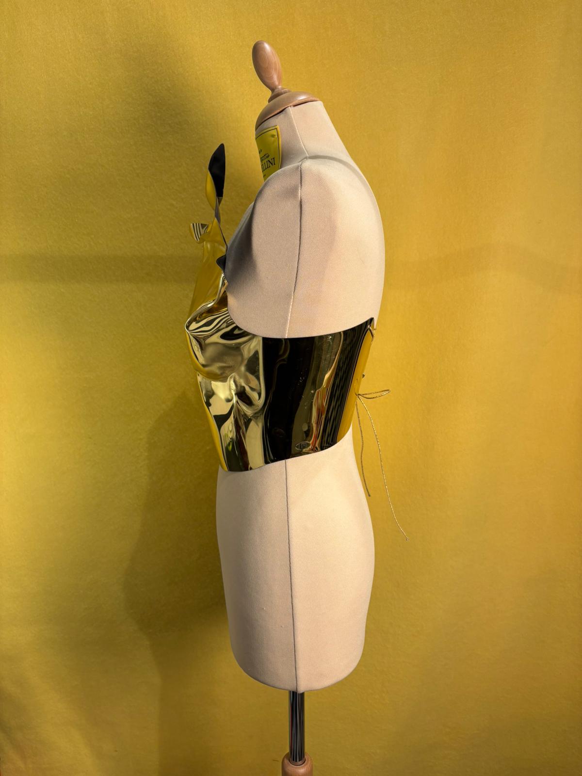 Bustier termoplastico oro