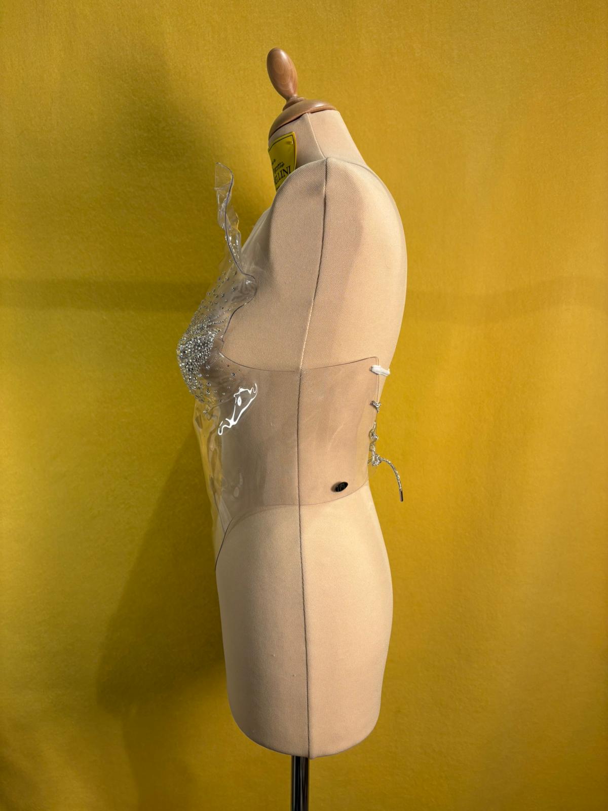 Bustier termoplastico cristalli