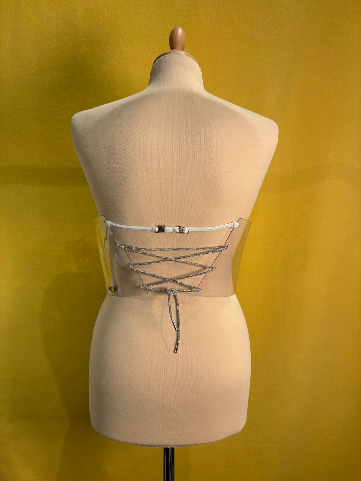 Bustier termoplastico cristalli