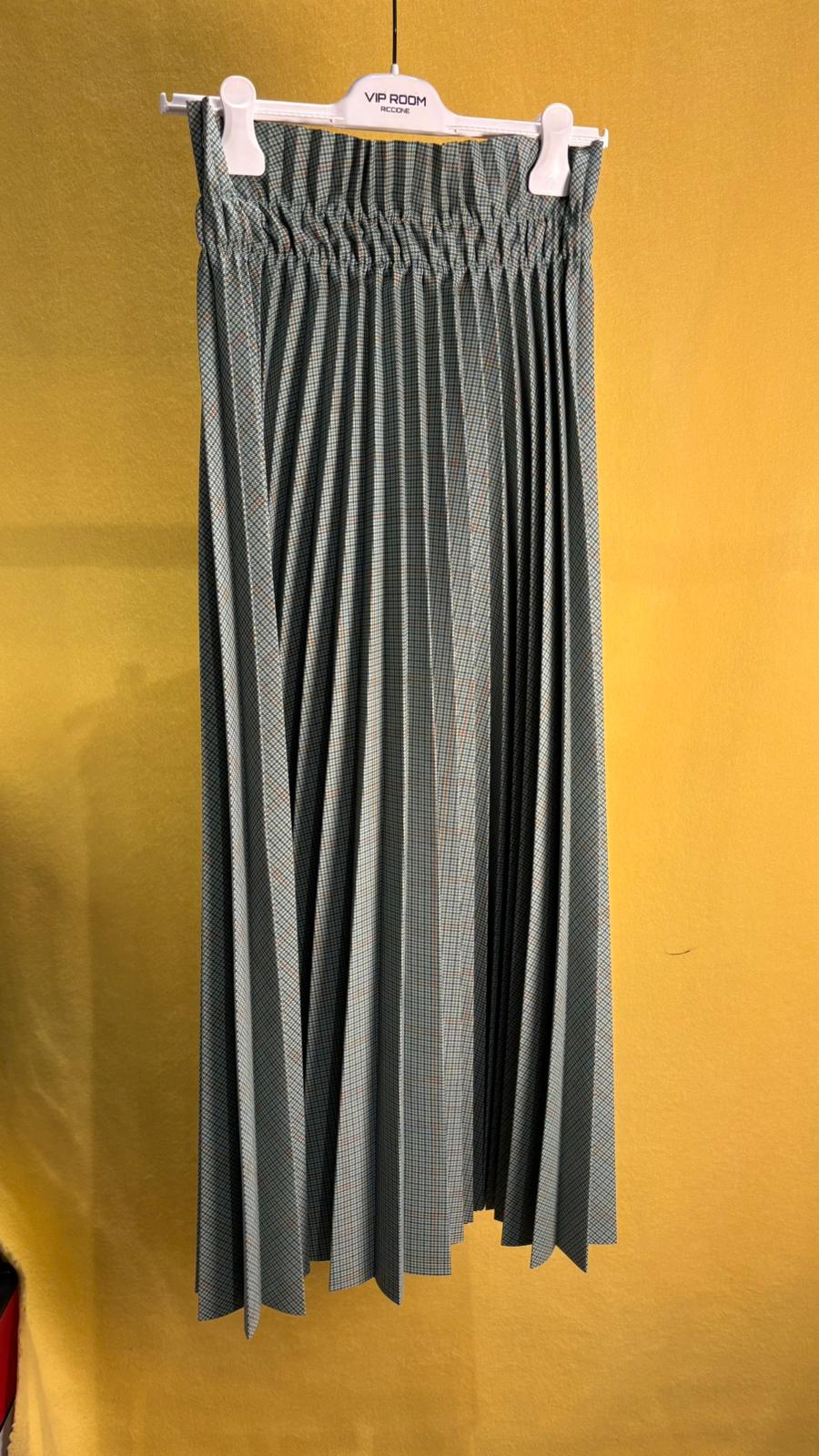 Gonna plisset in micro pies de puole