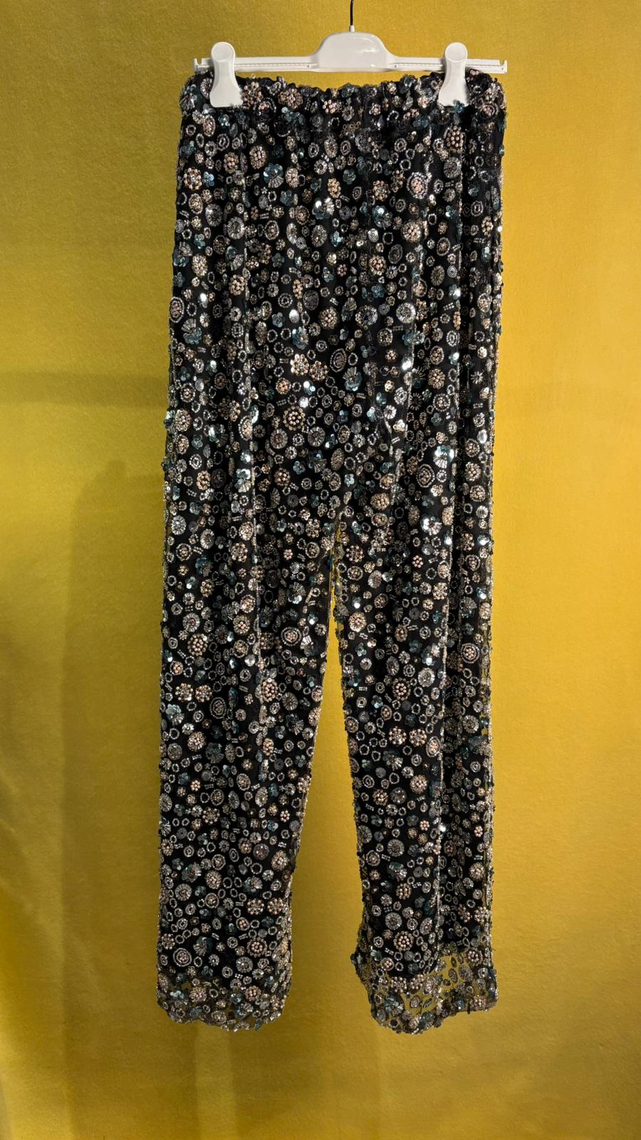 Pantalone in crystal chiaro