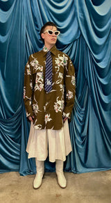 Camicia Brown Flora