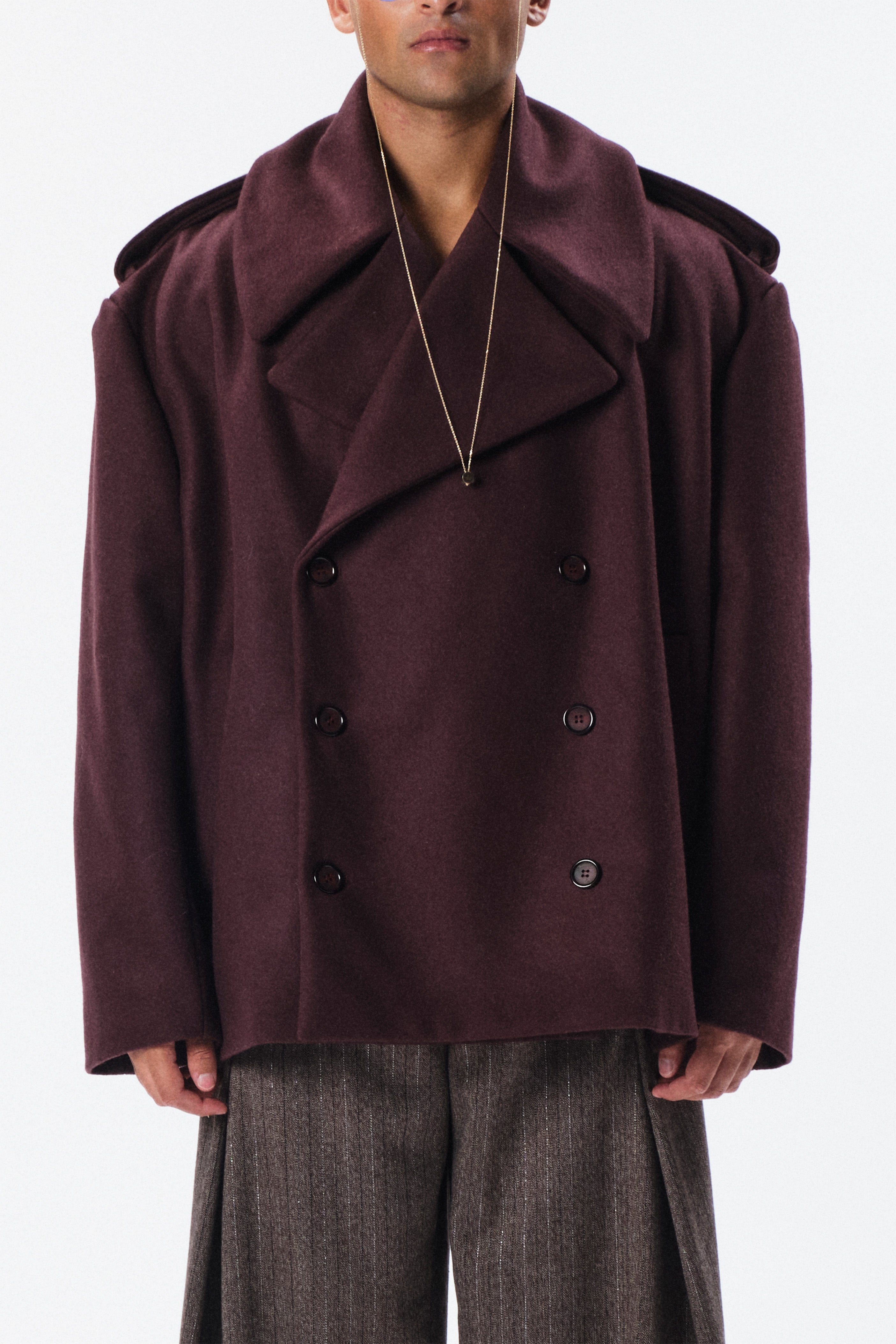 Caban Querelle army bordeaux