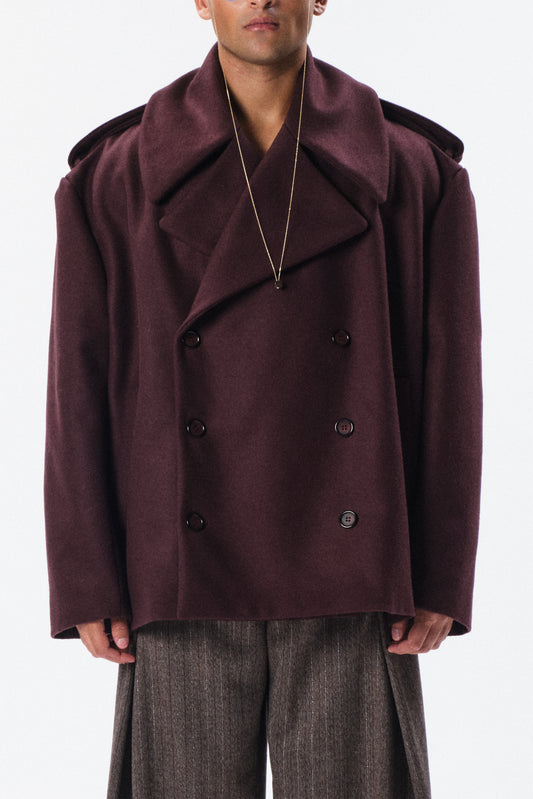 Caban Querelle army bordeaux