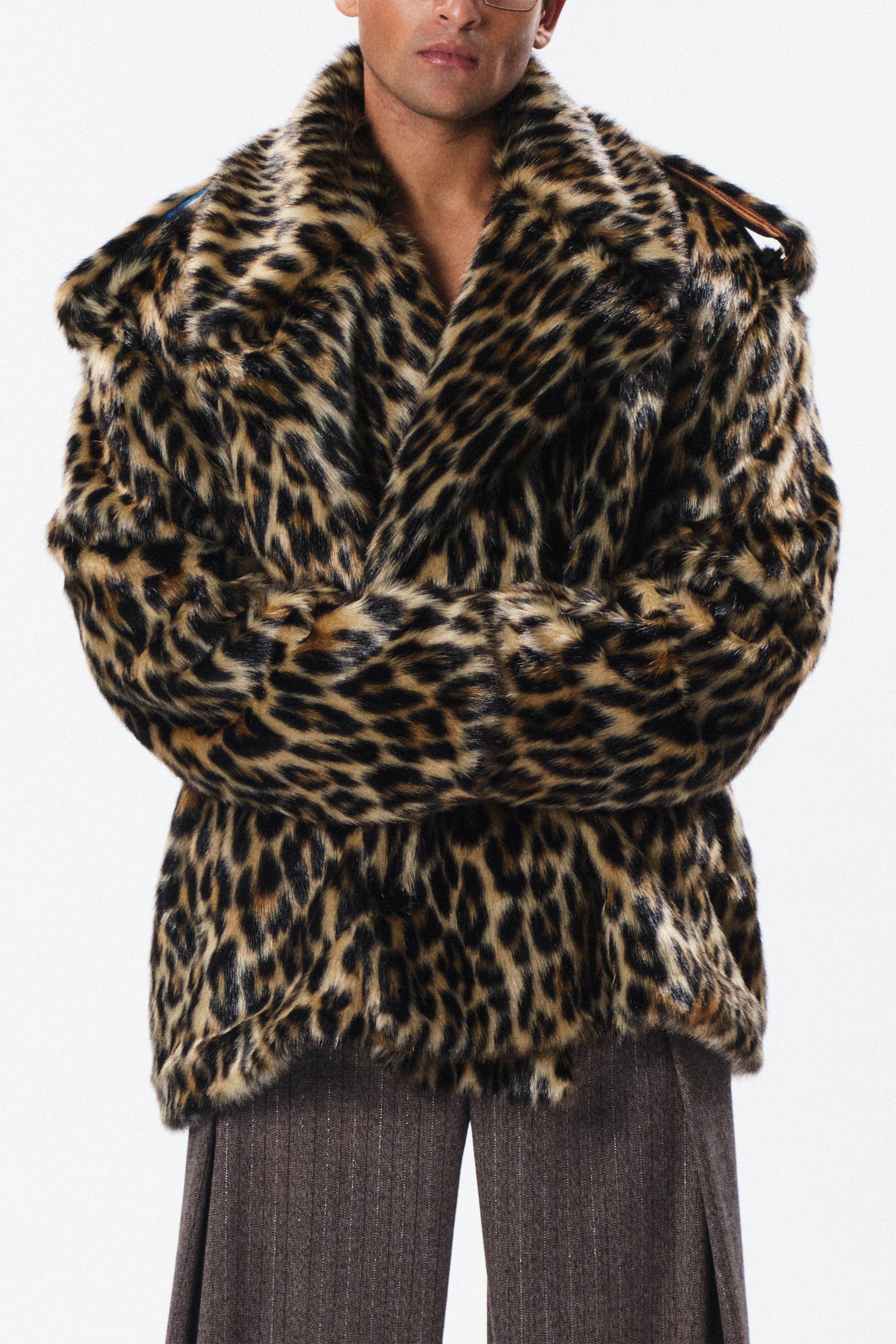 Caban Querelle leopardato