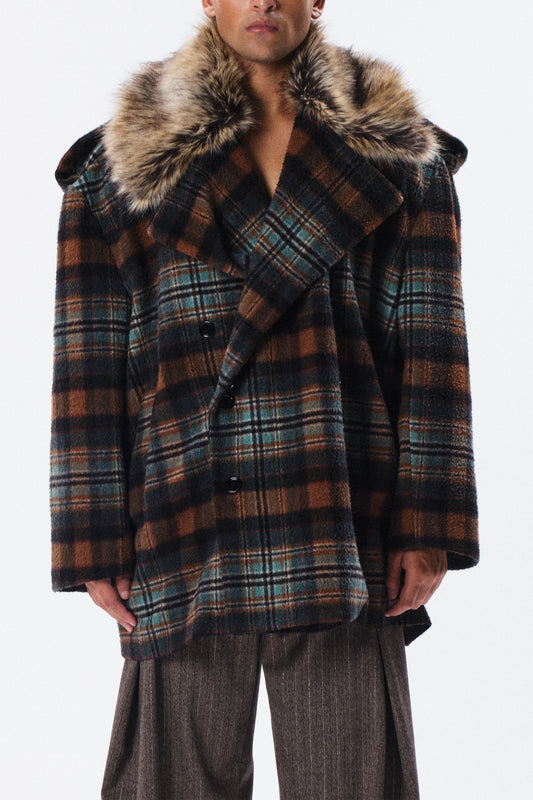 Caban Querelle tartan