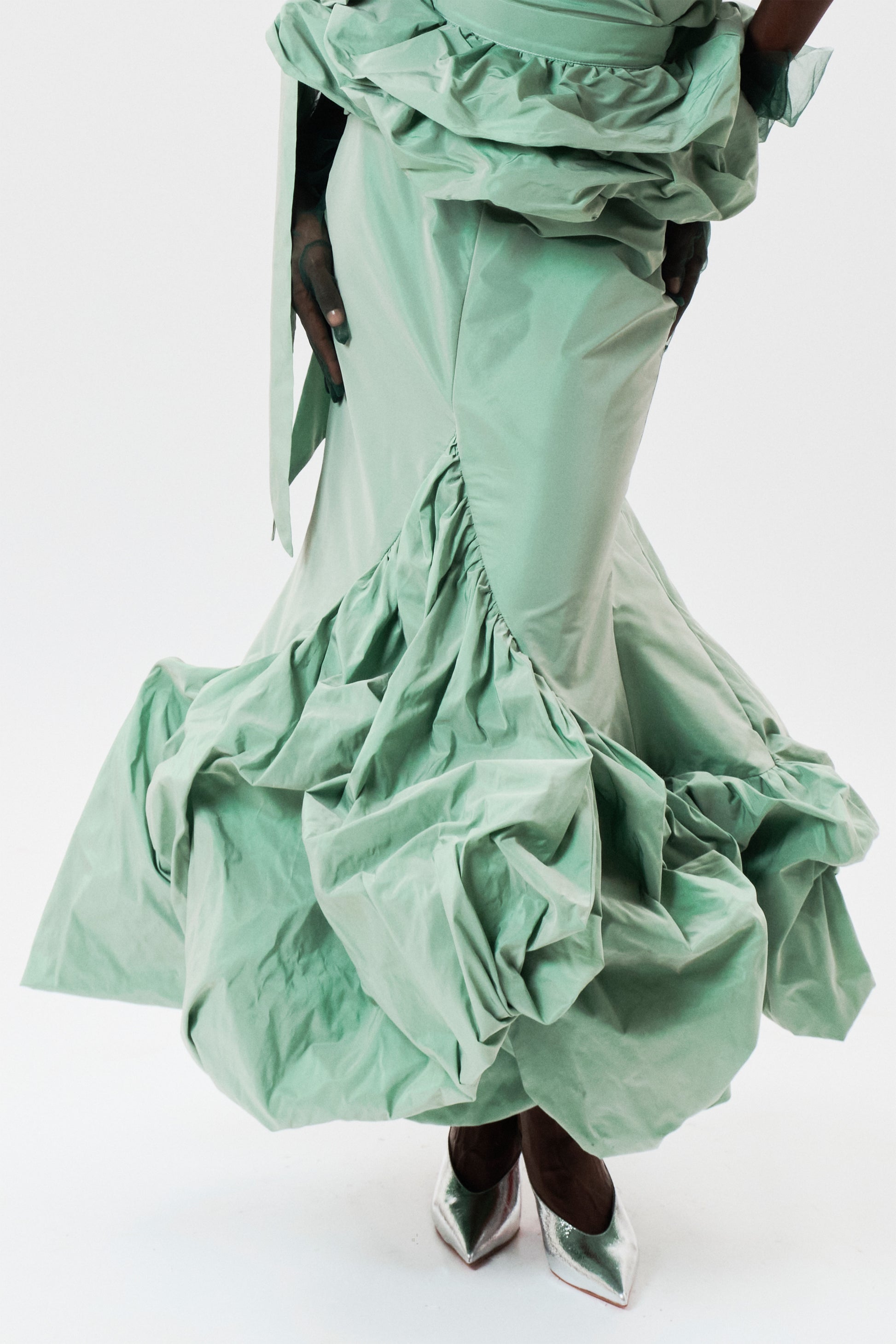 Cabochon skirt mint