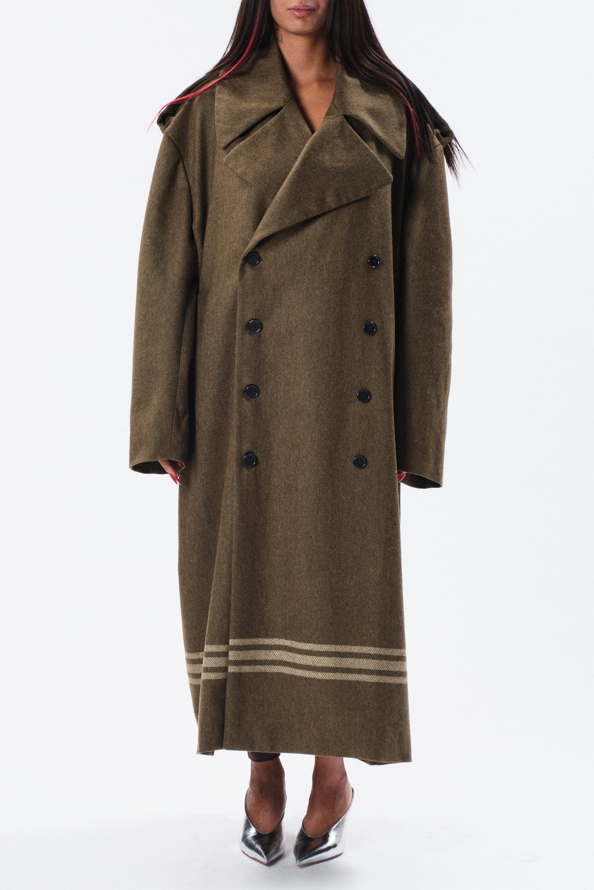 Cappotto Ludwig in lana doppiopetto