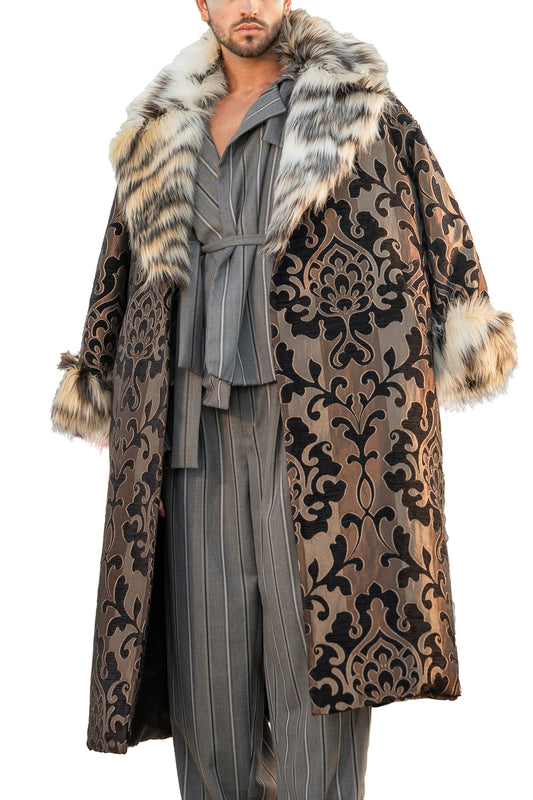Cappotto jacquard