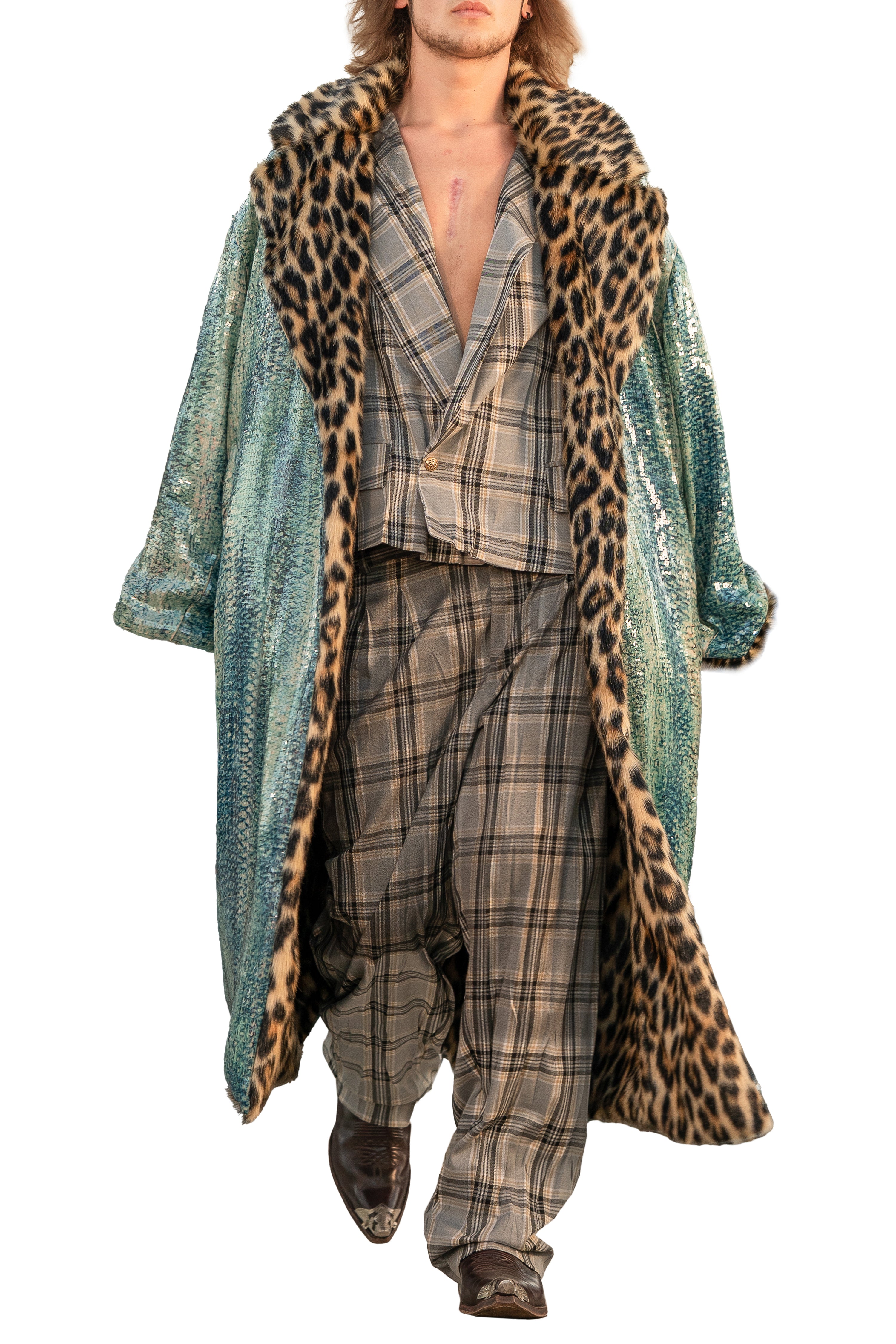 Cappotto in paillettes