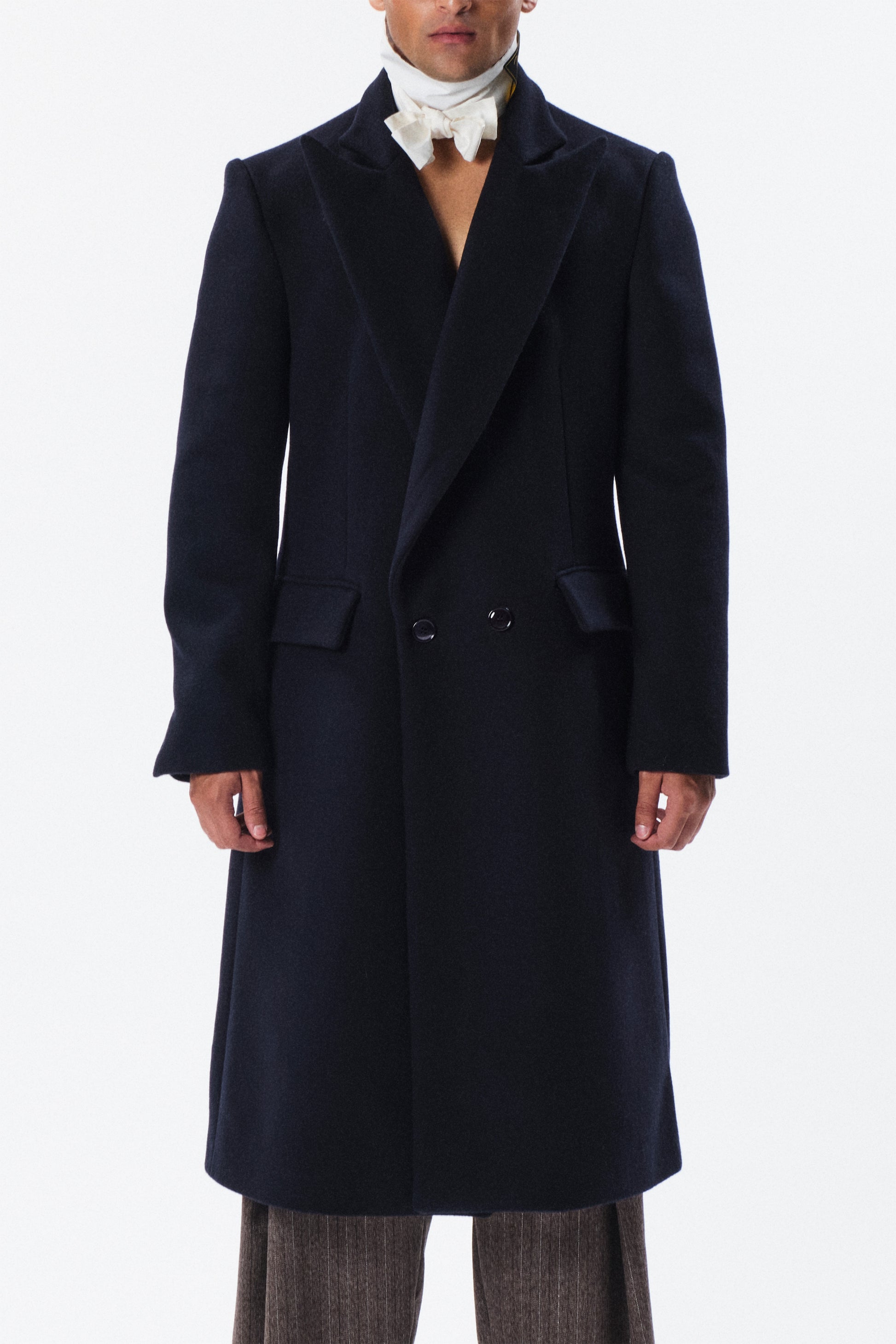 Cappotto Ludwig doppiopetto blu